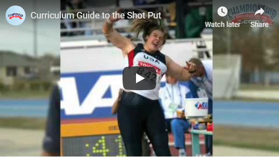 How To Hold Shot Put For The Glide Technique