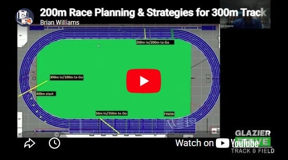 200m Race Planning & Strategies for 300m Track - Track and Field Toolbox